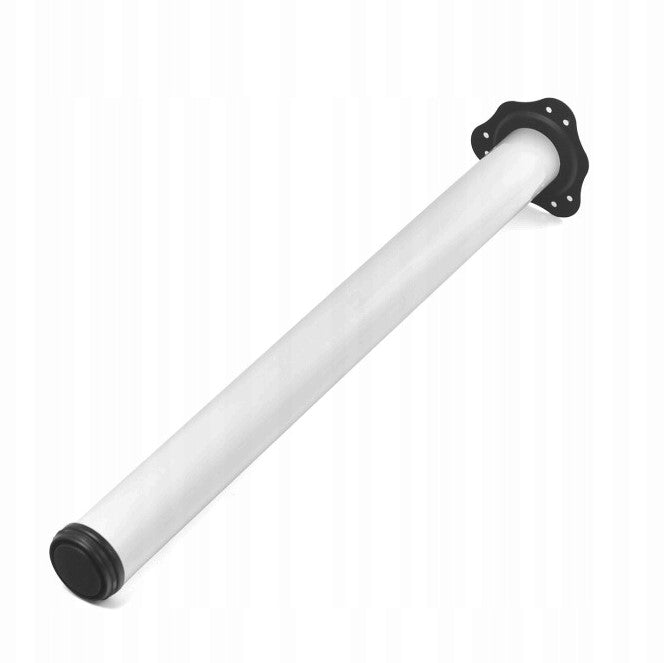 4er-Set stabile Tischbeine Ø60 mm Höheverstellbar Schreibtischfüße-Weiß