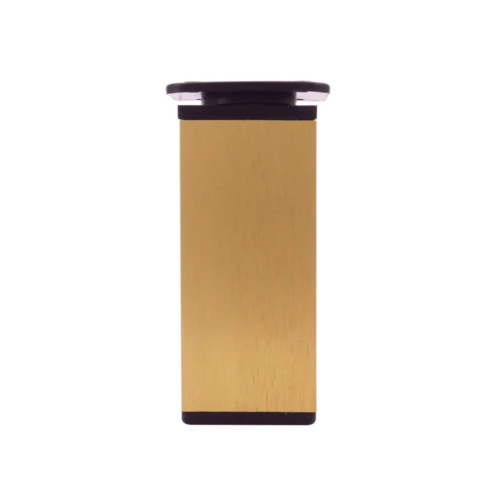 Möbelfüße Stellfuß höhenverstellbar Kommodenfuß Schrankfüße 40x40mm Gold