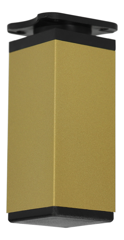 Möbelfüße Stellfuß höhenverstellbar Kommodenfuß Schrankfüße 40x40mm Gold