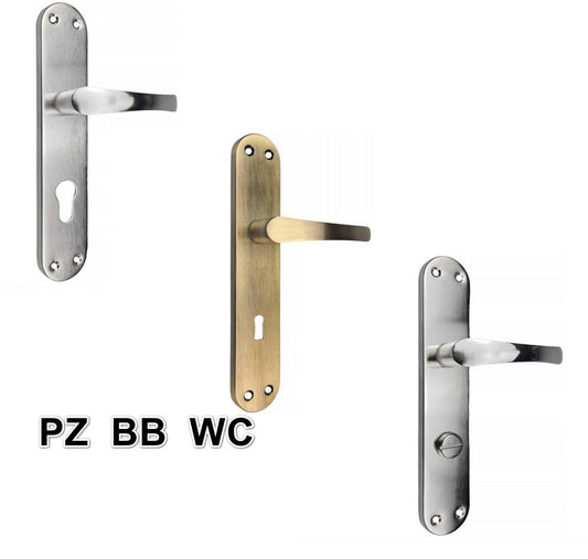 Türgriff Türbeschlag Drückergarnitur Türklinke Türdrücker 72mm Edelstahl ALFA