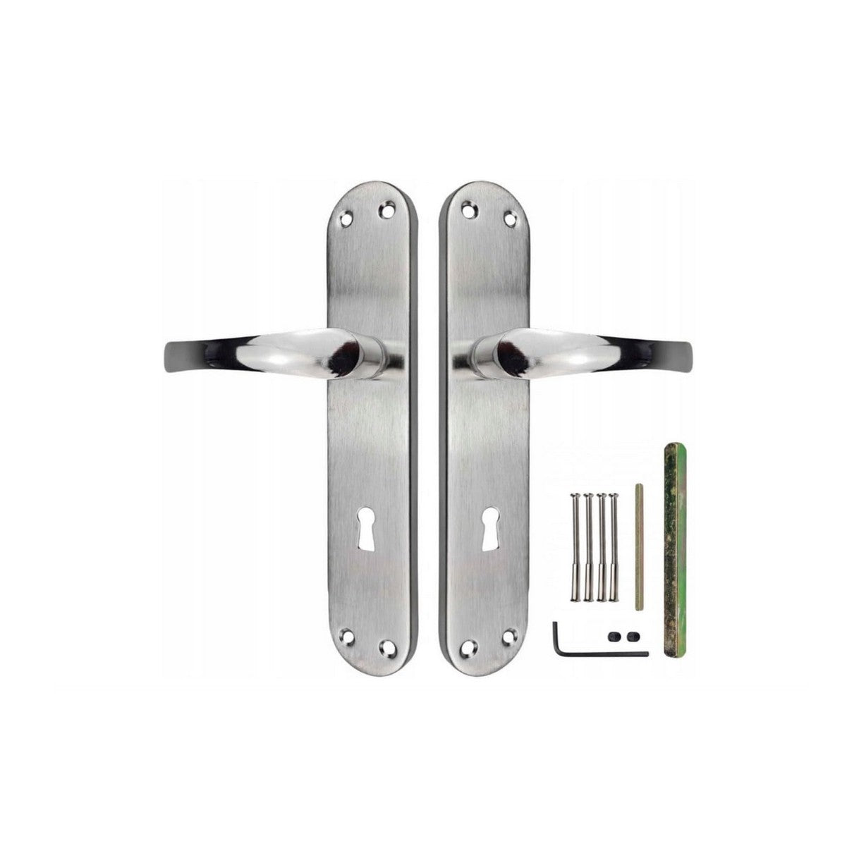 Türgriff Türbeschlag Drückergarnitur Türklinke Türdrücker 72mm Edelstahl ALFA