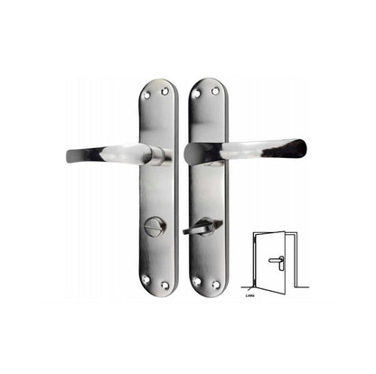 Türgriff Türbeschlag Drückergarnitur Türklinke Türdrücker 72mm Edelstahl ALFA