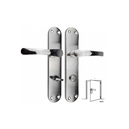 Türgriff Türbeschlag Drückergarnitur Türklinke Türdrücker 72mm Edelstahl ALFA