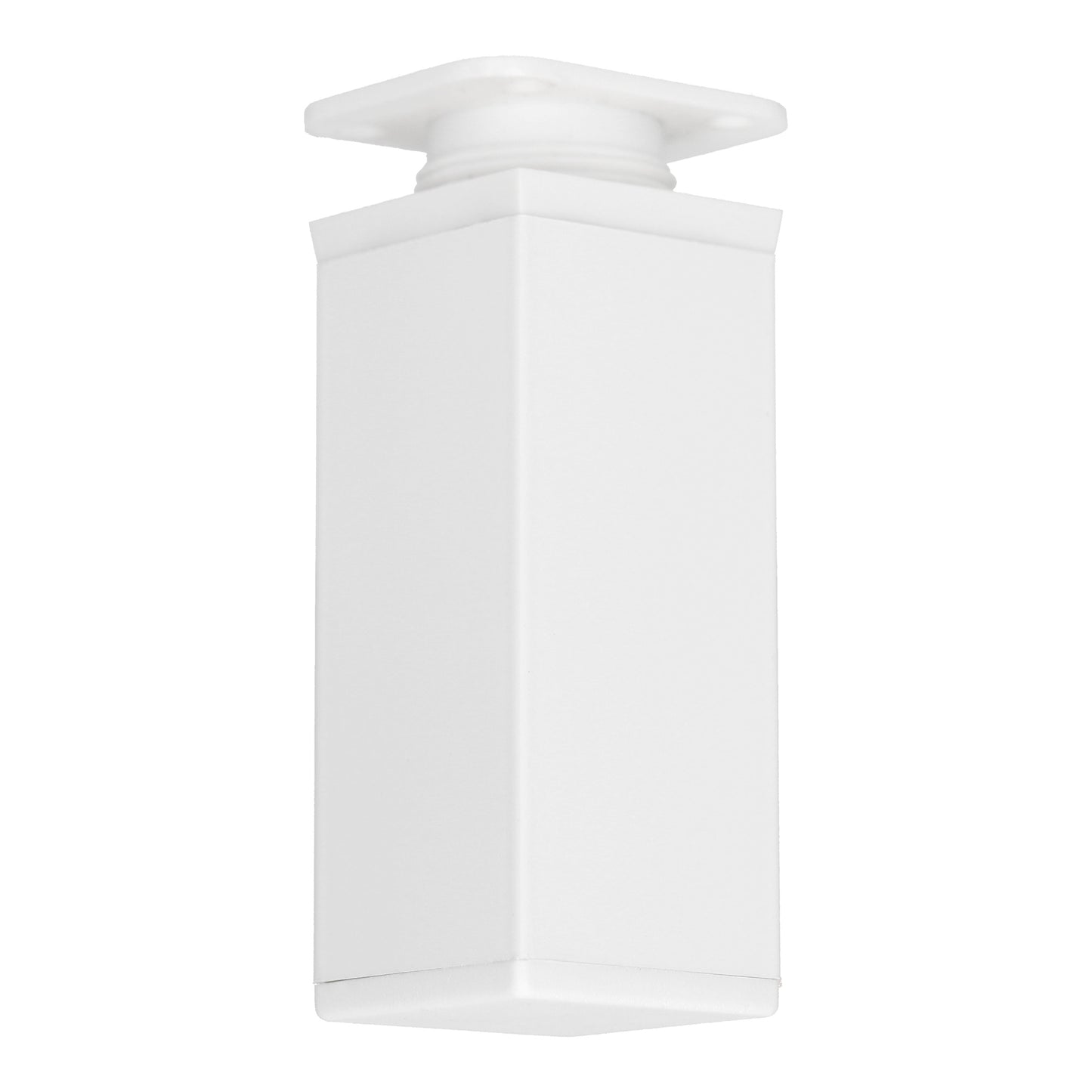 Möbelfüße Stellfuß höhenverstellbar Kommodenfuß Schrankfüße 40x40mm Weiß