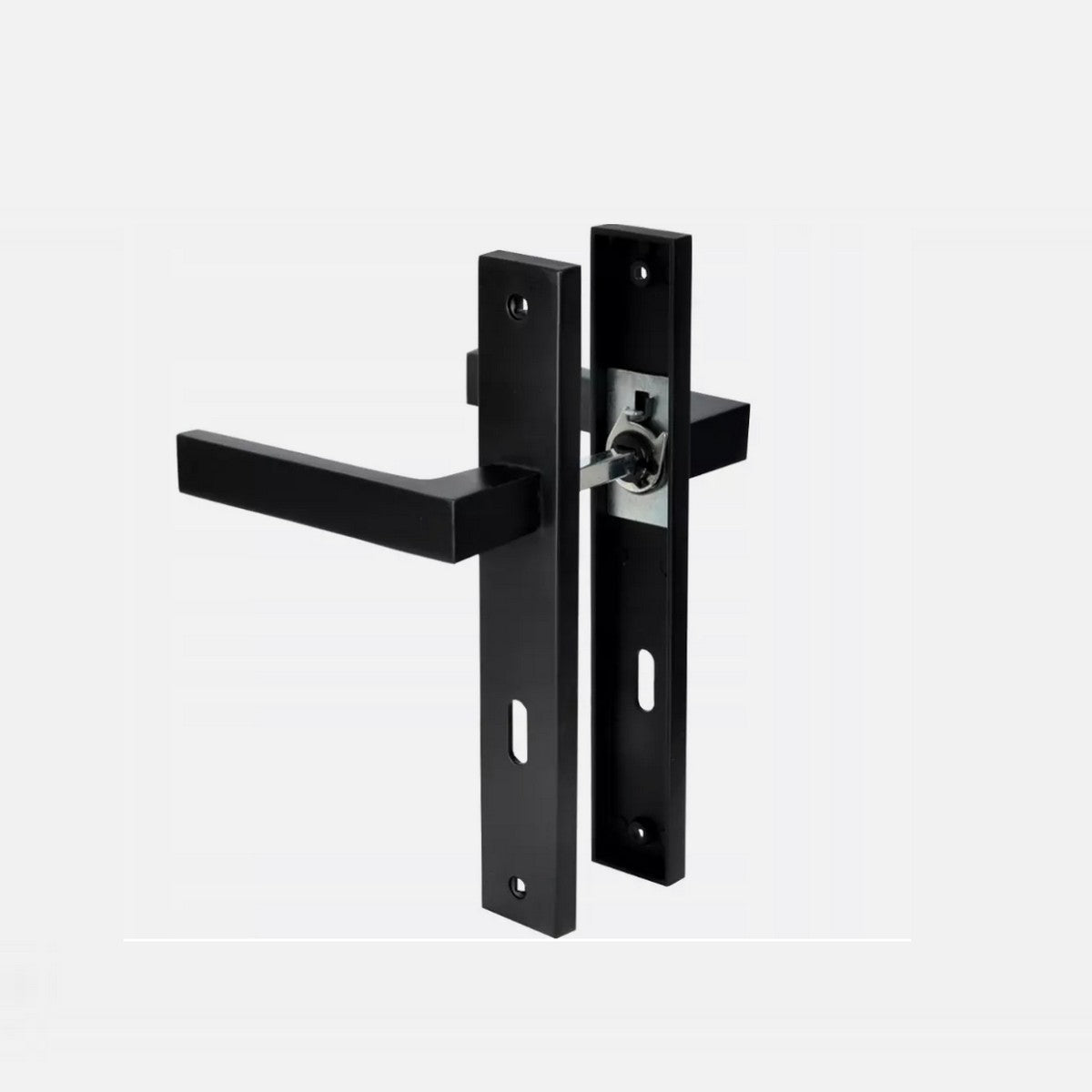 Türgriff Langschild Türbeschlag Drückergarnitur Türklinke Türdrücker 72mm CUBUS