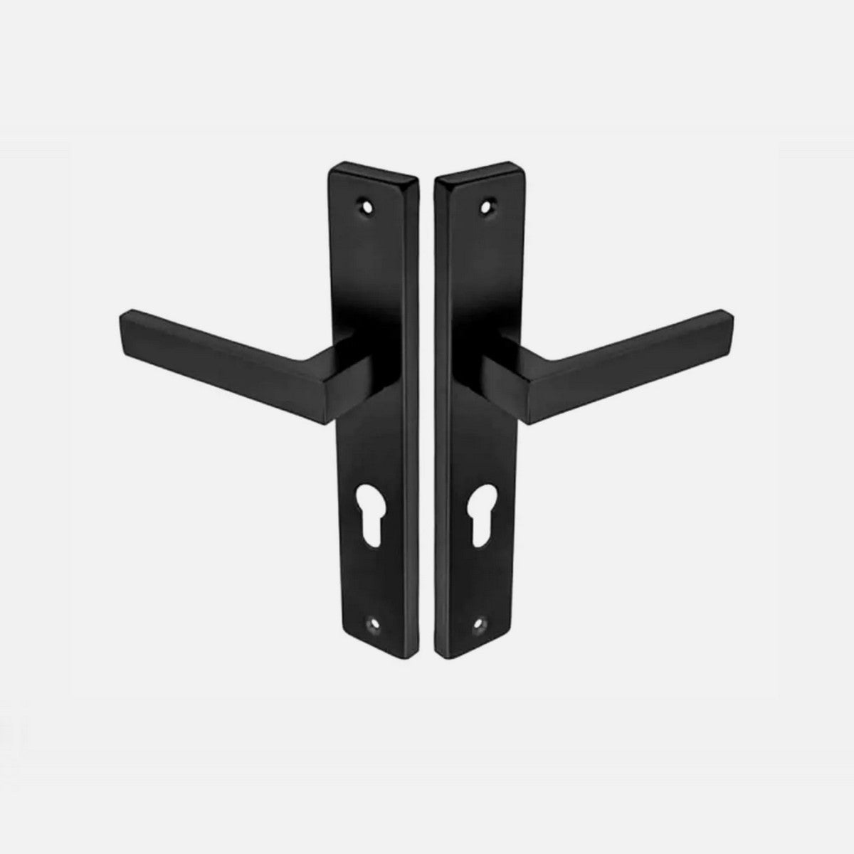 Türgriff Langschild Türbeschlag Drückergarnitur Türklinke Türdrücker 72mm CUBUS