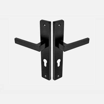 Türgriff Langschild Türbeschlag Drückergarnitur Türklinke Türdrücker 72mm CUBUS