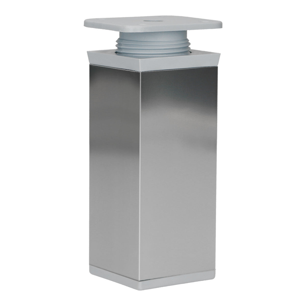 Möbelfüße Stellfuß höhenverstellbar Kommodenfuß Schrankfüße 40x40mm Chrom