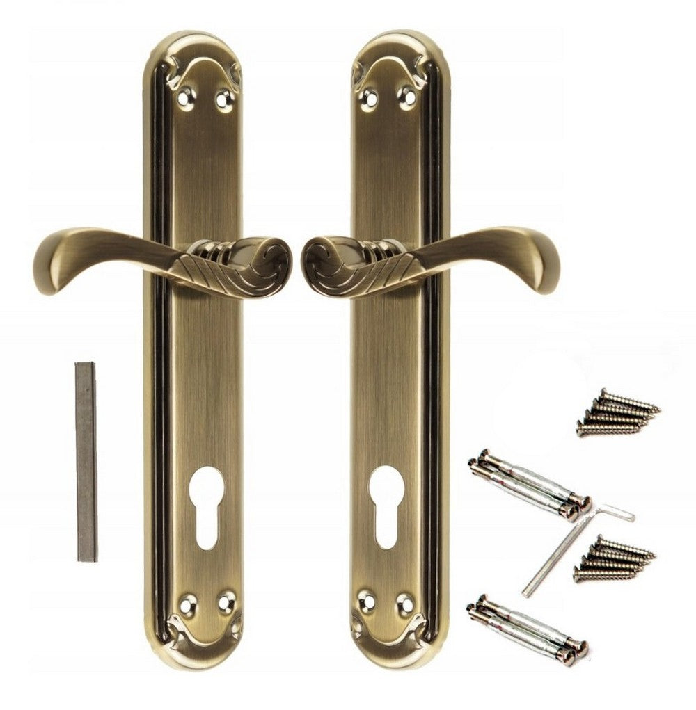Türgriff Langschild Türbeschlag Drückergarnitur Türklinke Türdrücker 72mm CASA