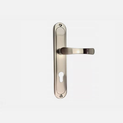 Türgriff- Langschild- Türbeschlag -Drückergarnitur- Türdrücker PZ(Profilzylinder) 72mm SYDNEY-Satin