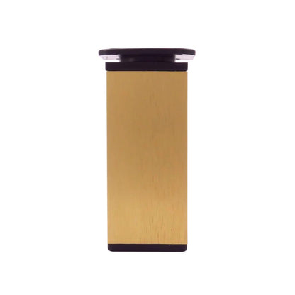 Möbelfüße Stellfuß höhenverstellbar Kommodenfuß Schrankfüße 40x40mm Gold